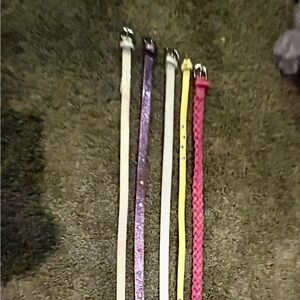 5 Toddler Girls Belts - Worn less than 3 times